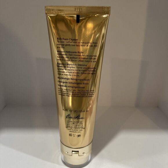 Estee Lauder Re-Nutriv Rich Foam Cleanser 4.2 Oz/125ml NWOB Sealed - Picture 2 of 4
